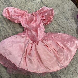 Girls Pink Sparkle Princess Costume Dress